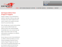 Tablet Screenshot of dragonitsupport.co.uk